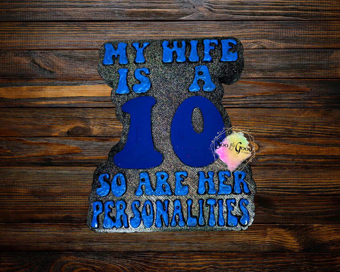 My Wife Is A 10 Car Air Freshener (Butt Naked Scent)