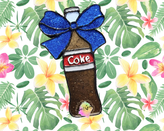 Coke Bottle Blinged Car Freshie