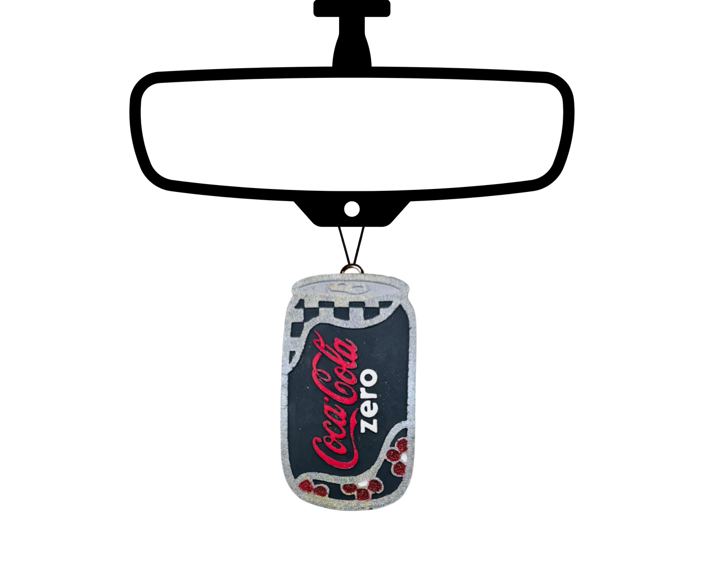 Groovy Diet Coke Blinged Car Freshie