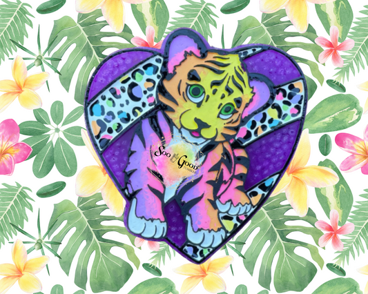 Tiger Blinged Car Freshie