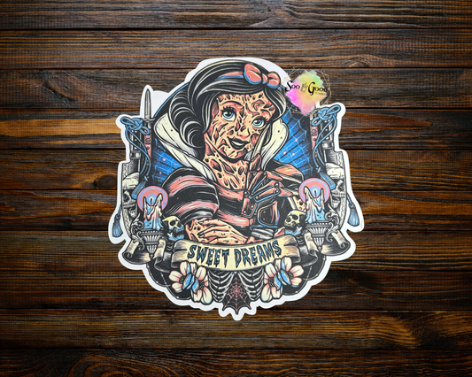 Slasher Princess Cardstock Car Freshie (Style 2)