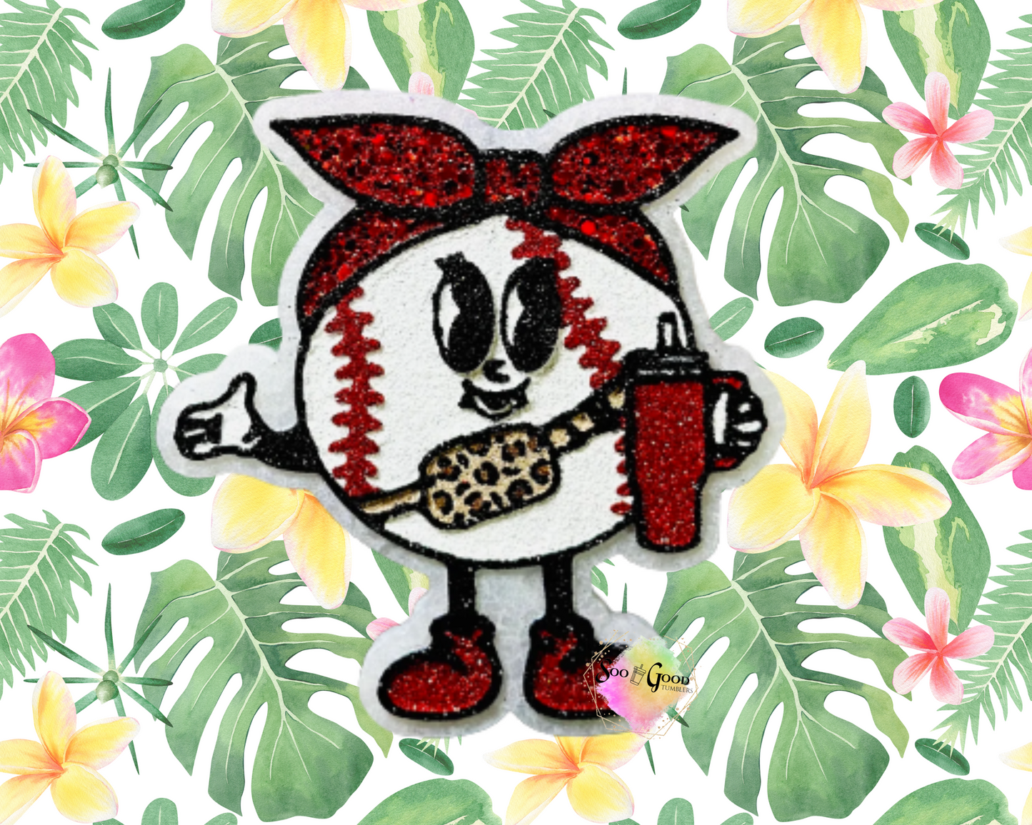 Boujee Baseball Blinged Car Freshie