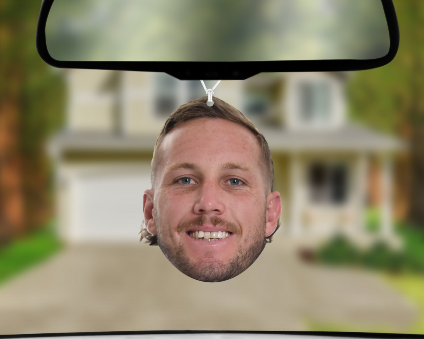 Big Head - Brock Gray Car Air Freshener