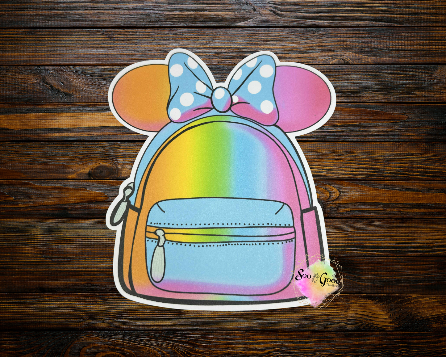 Mouse Ears Backpack Cardstock Car Freshie (Style 6)