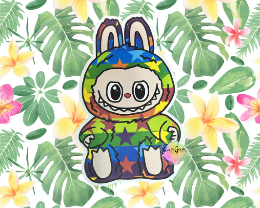 Sitting Labubu (Style 2) Cardstock Car Freshie
