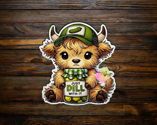 Just Dill With It Cardstock Car Freshie