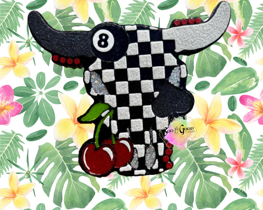 Western Bull Blinged Car Freshie