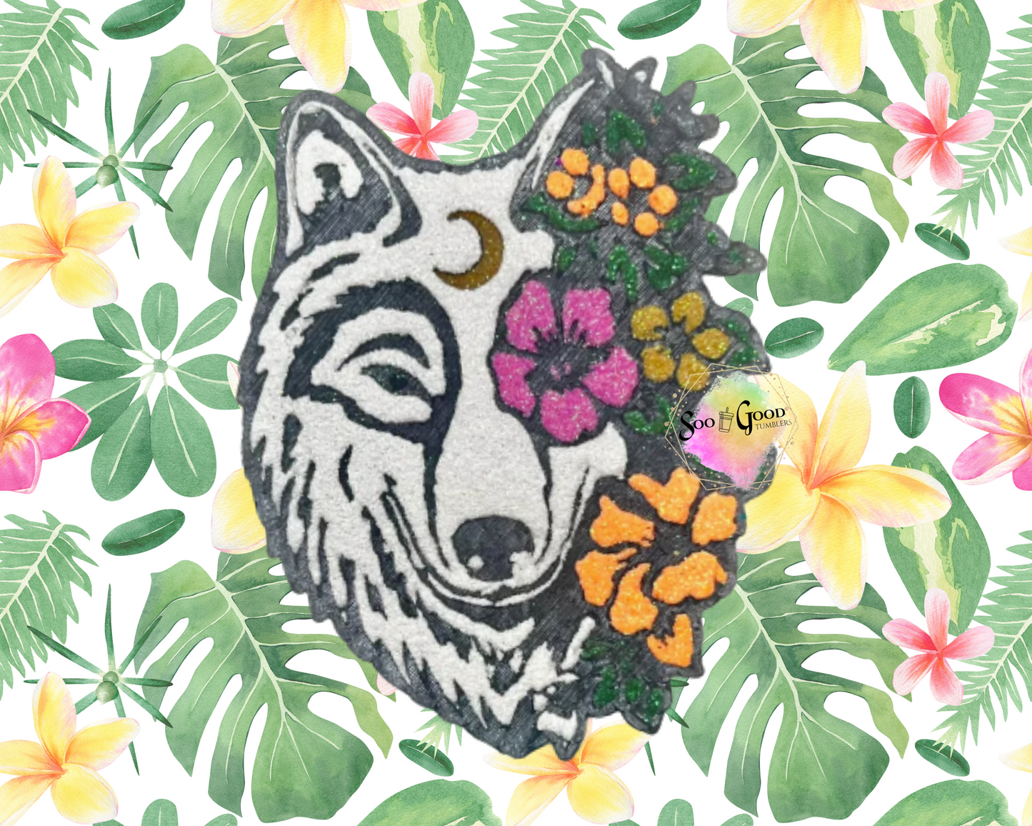 Wolf Blinged Car Freshie