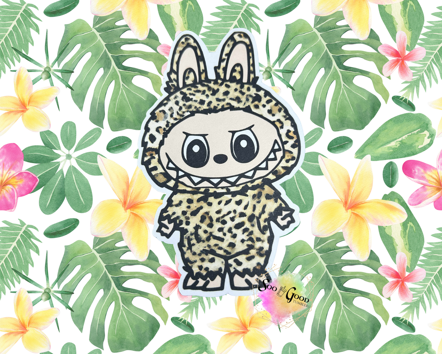 Standing Labubu (Style 2) Cardstock Car Freshie