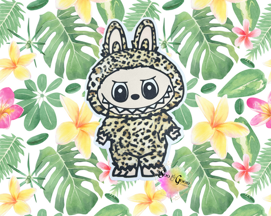 Standing Labubu (Style 2) Cardstock Car Freshie