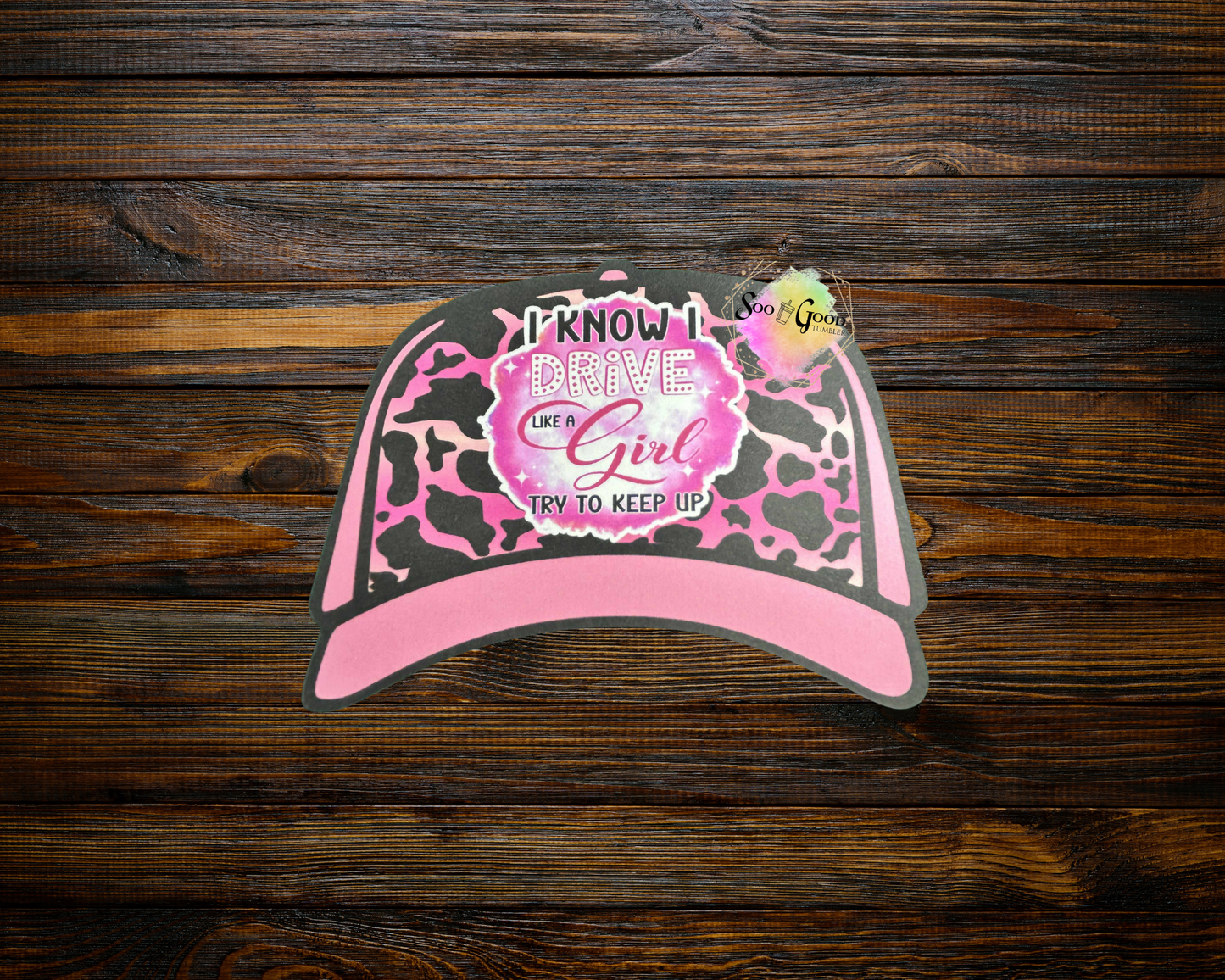 Hat Cardstock Car Freshie (Style 2)