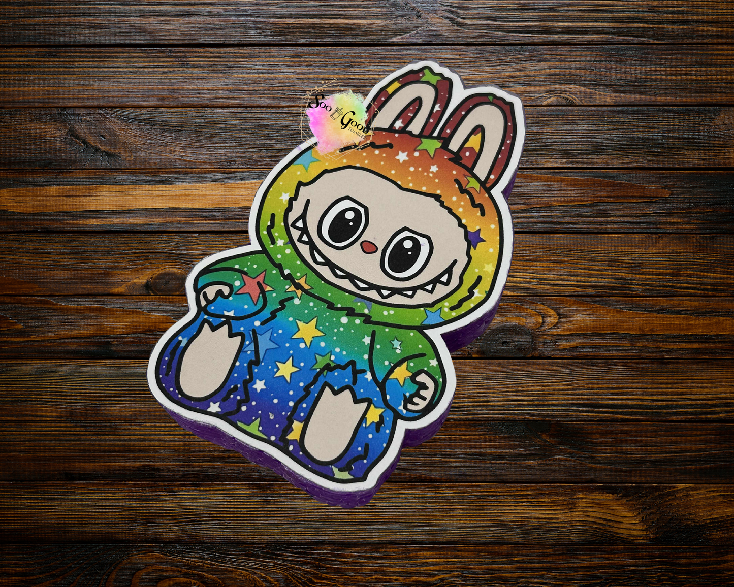 Sitting Labubu Cardstock Car Freshie (Style 1)