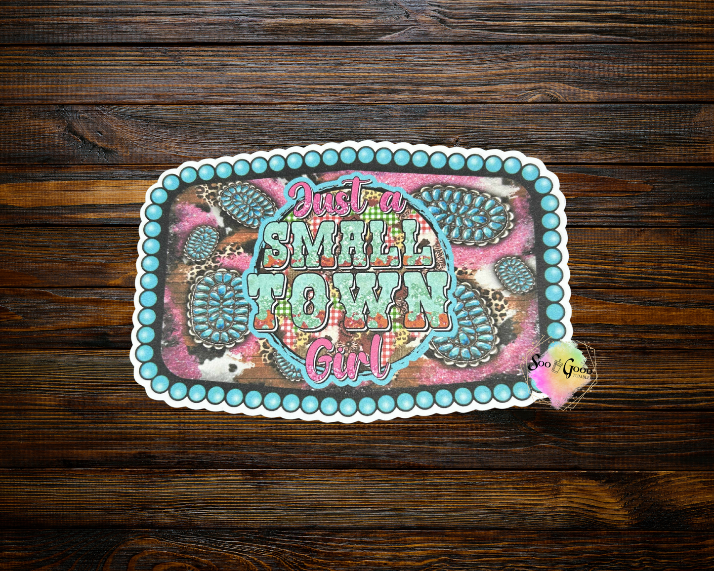 Belt Buckle Cardstock Car Freshie (Style 12)