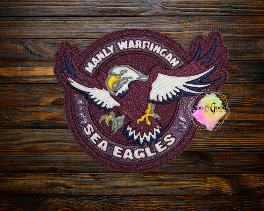 Manly Sea Eagles Blinged Car Freshie