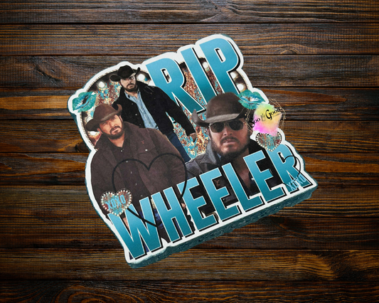 RIP Wheeler Cardstock Car Freshie