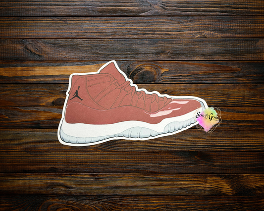 Nike Air Jordan Shoe Cardstock Car Freshie (Style 3)