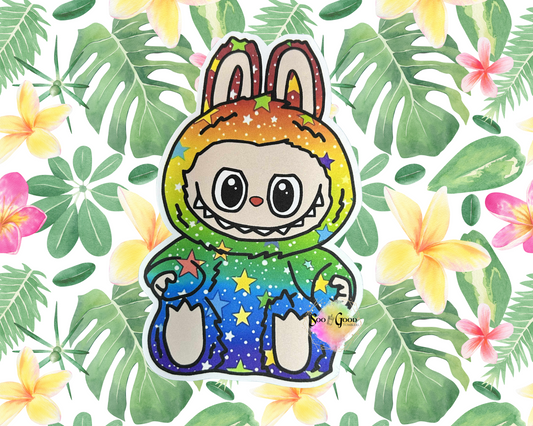 Sitting Labubu (Style 3) Cardstock Car Freshie