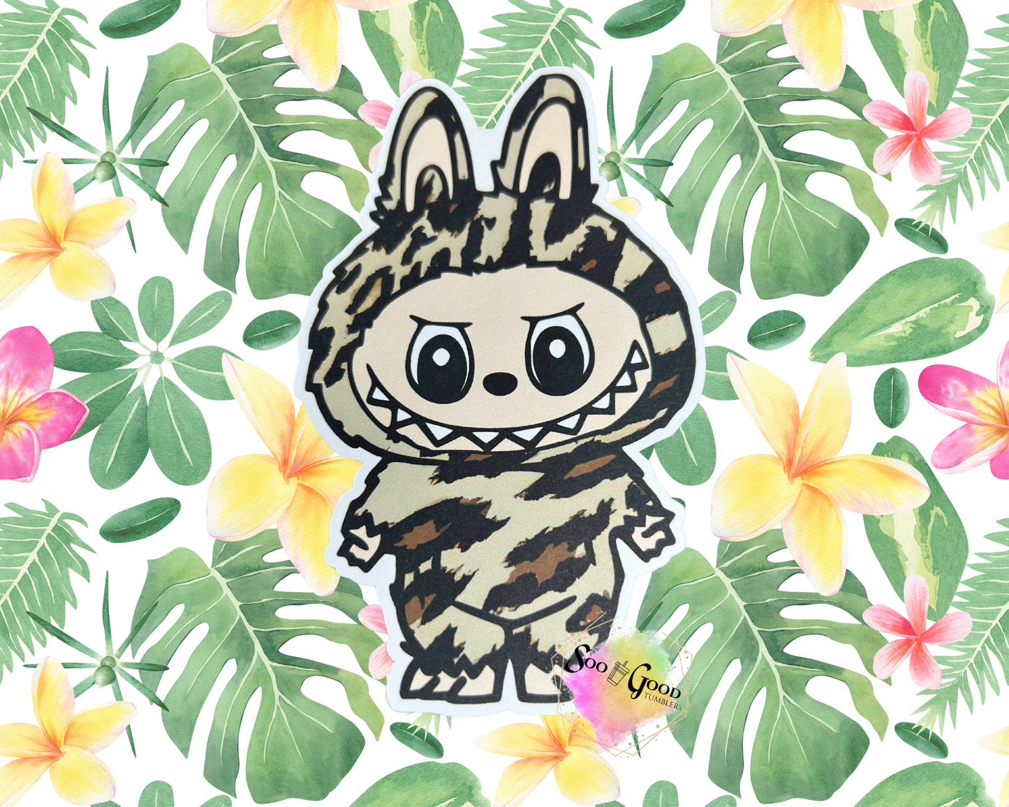 Standing Labubu (Style 3) Cardstock Car Freshie
