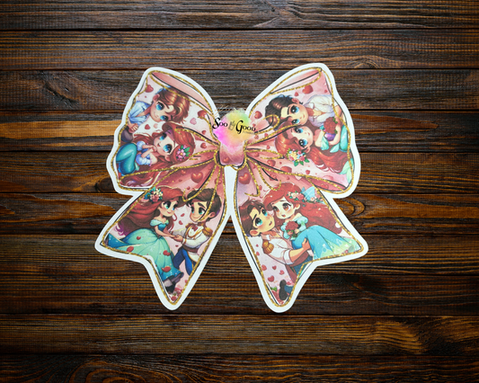 Princess Bow Cardstock Car Freshie (Style 3)