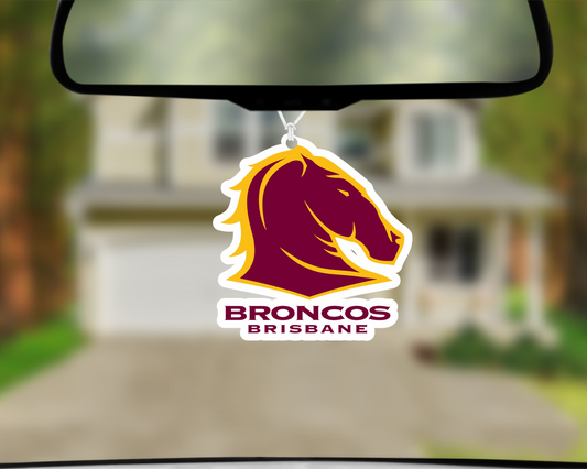 Brisbane Broncos Logo Car Air Freshener