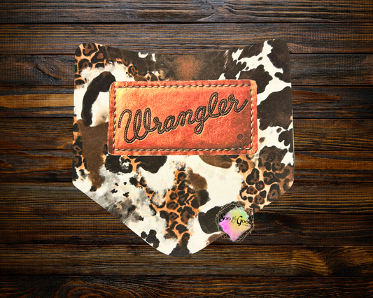 Animal Print Wrangler Pocket Cardstock Car Freshie (Style 2)