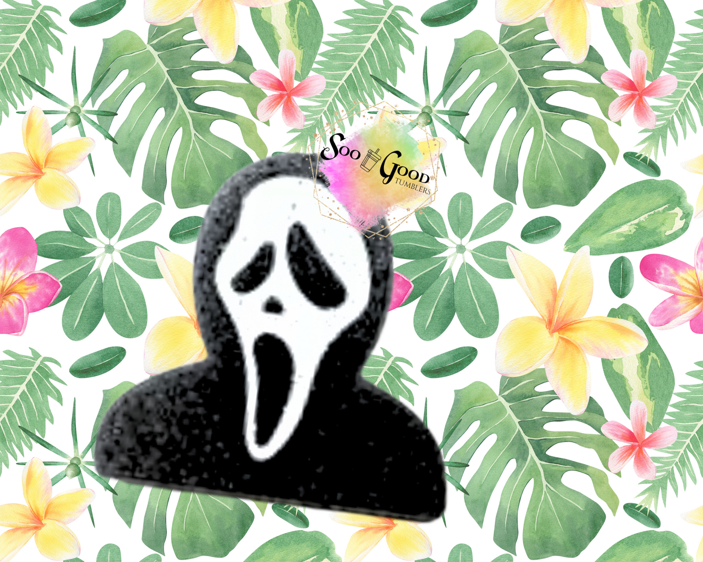 Ghost Face (Scream) Blinged Car Freshie
