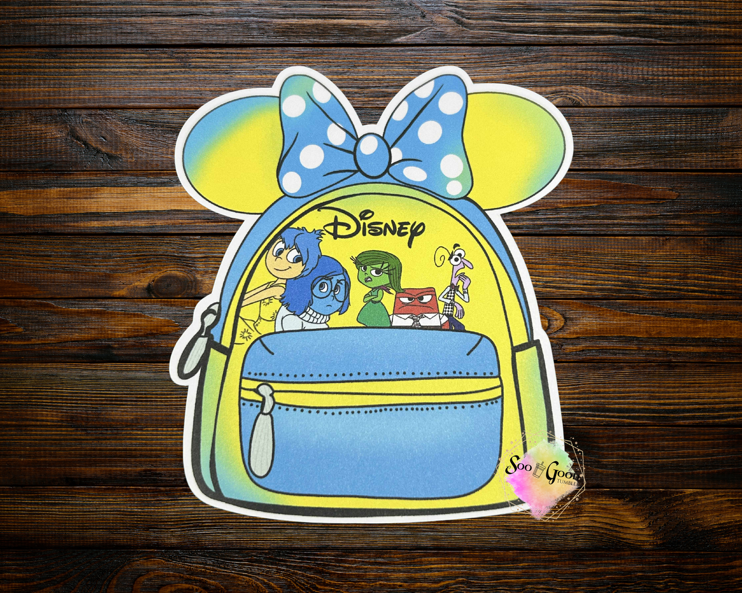 Mouse Ears Backpack Cardstock Car Freshie (Style 13)