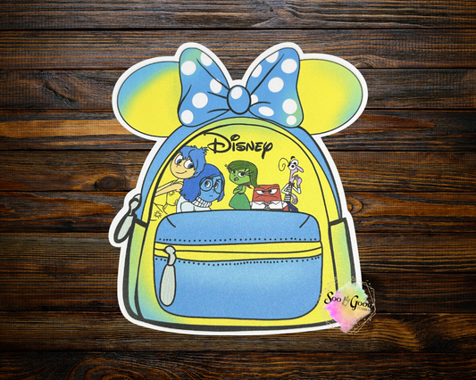 Mouse Ears Backpack Cardstock Car Freshie (Style 13)