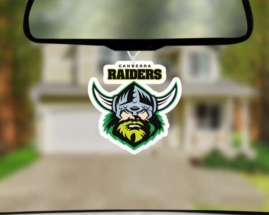 Canberra Raiders Logo Car Air Freshener