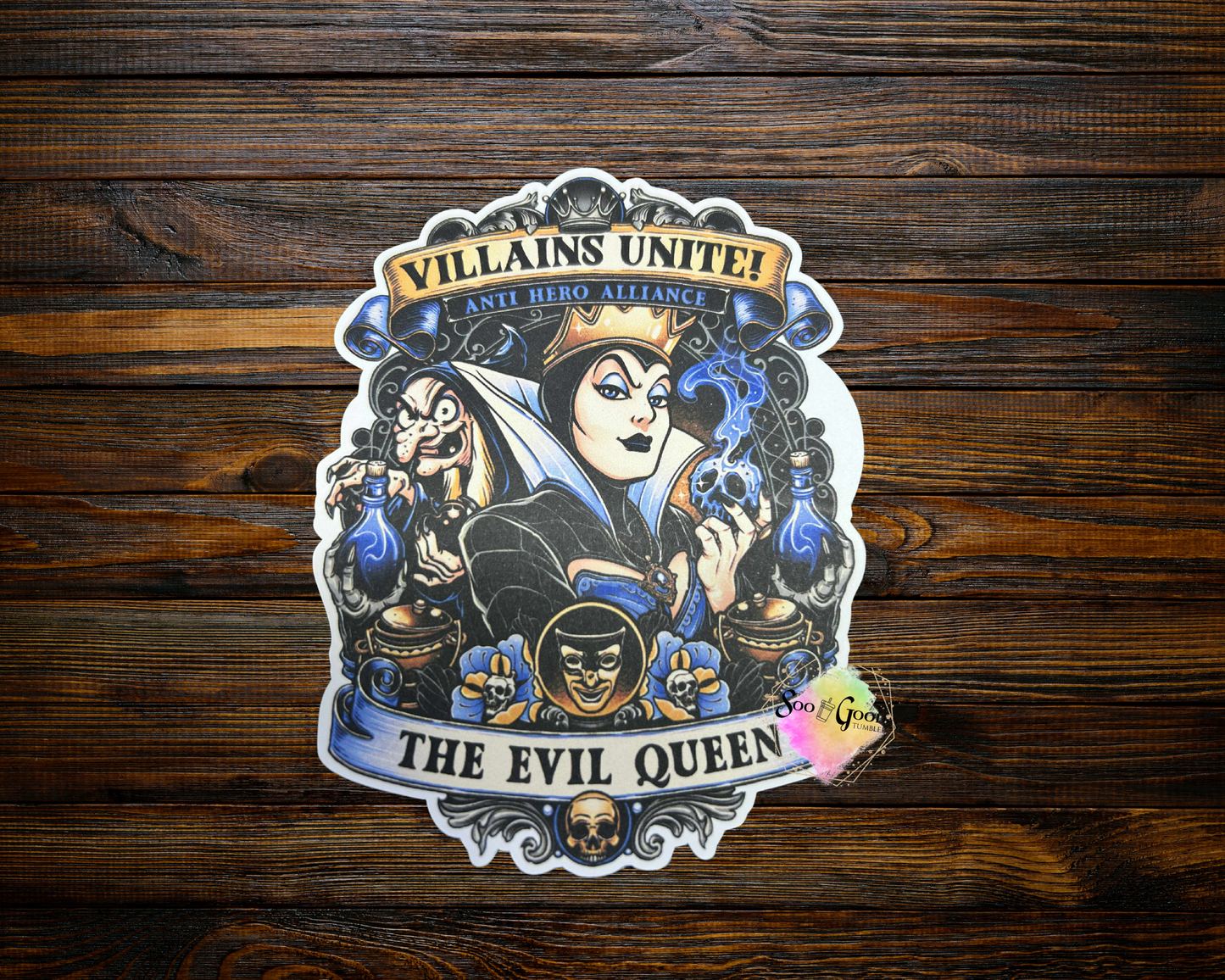 Villains Unite Cardstock Car Freshie (Style 2)