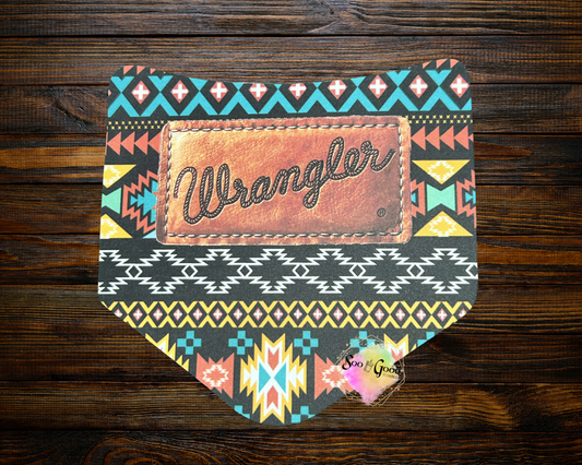 Aztec Wrangler Pocket Cardstock Car Freshie (Style 9)