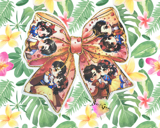 Princess Bow (Snow White) Cardstock Car Freshie