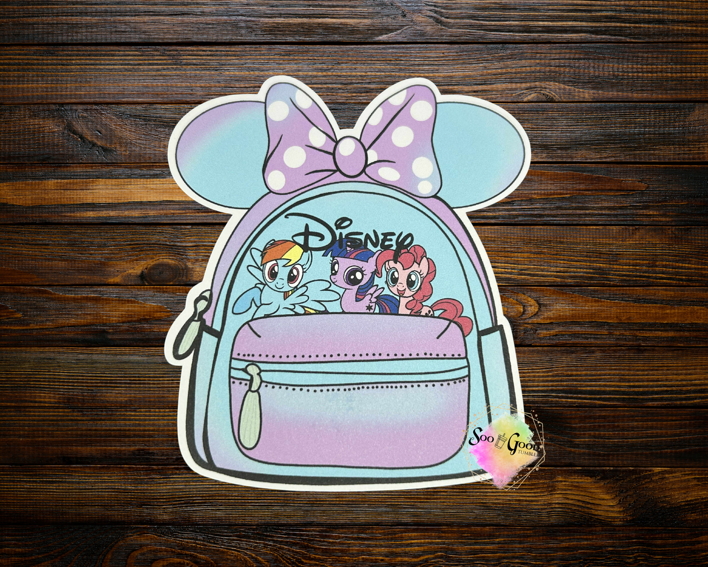 Mouse Ears Backpack Cardstock Car Freshie (Style 17)