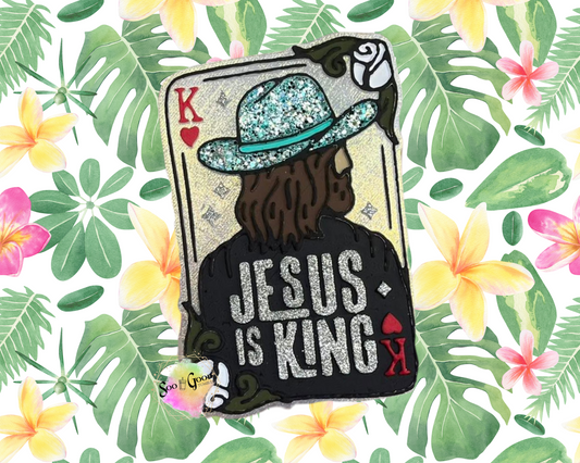 Jesus Is King Blinged Car Freshie