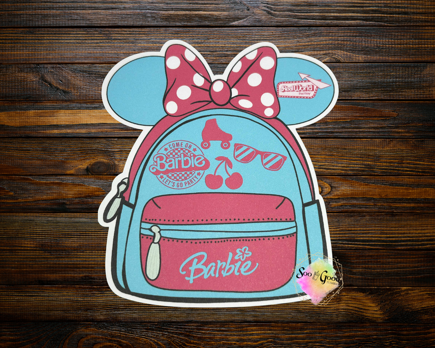 Mouse Ears Backpack Cardstock Car Freshie (Style 14)