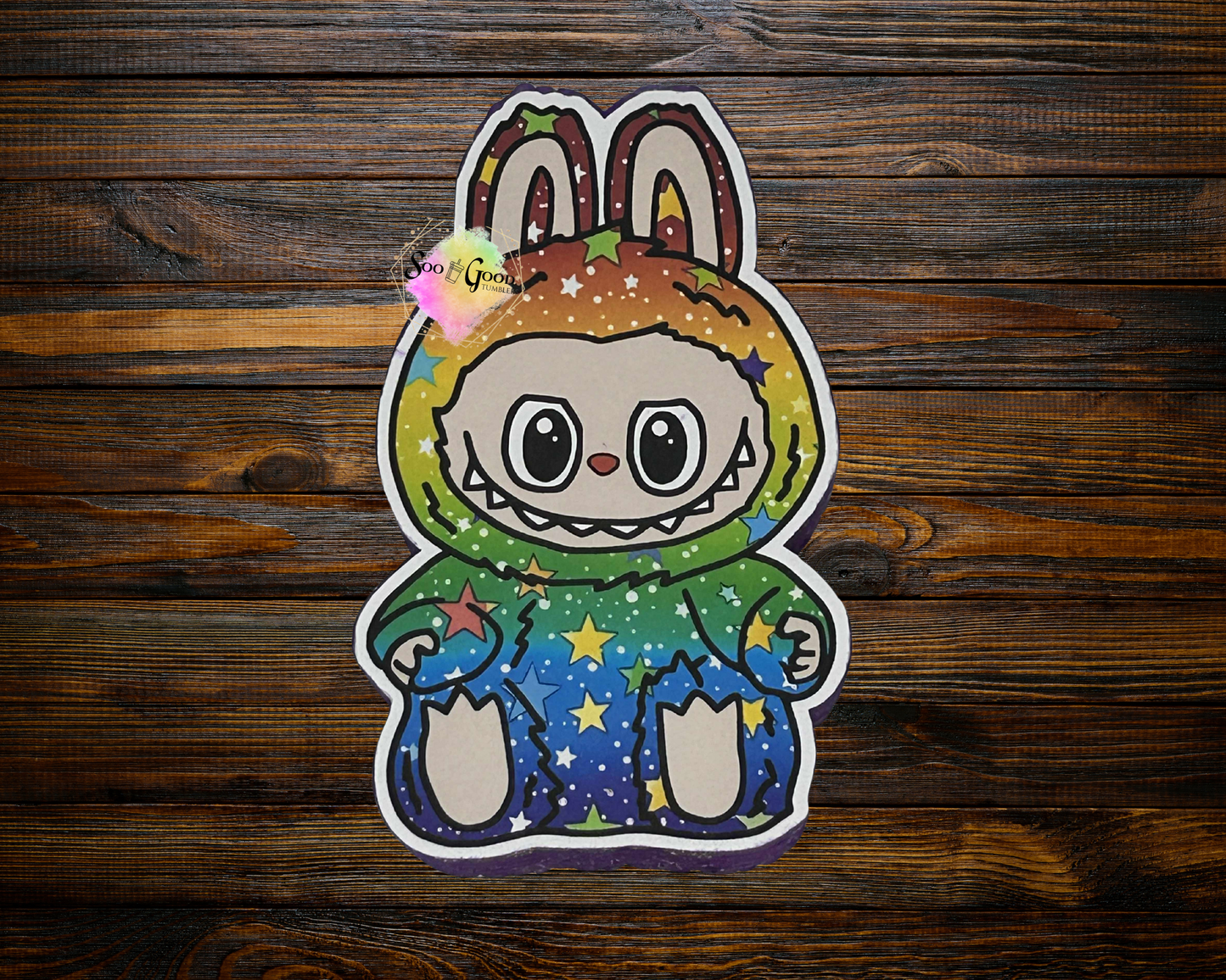 Sitting Labubu Cardstock Car Freshie (Style 1)