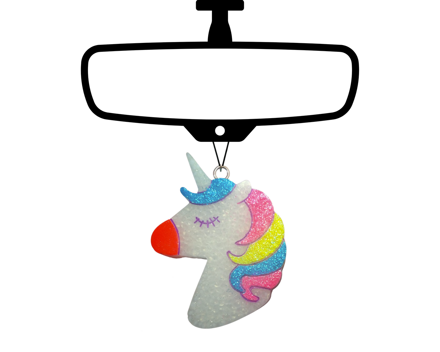 Unicorn Blinged Car Freshie