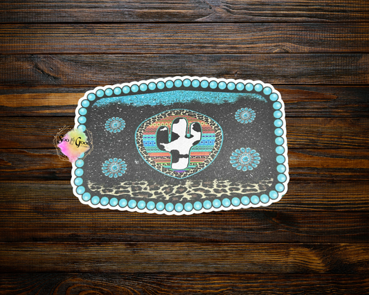 Belt Buckle Cardstock Car Freshie (Style 4)