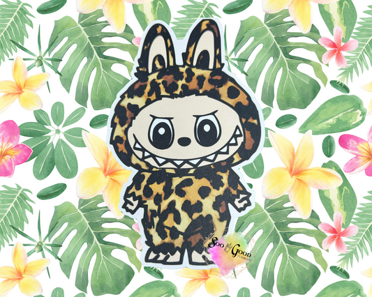 Standing Labubu (Style 4) Cardstock Car Freshie