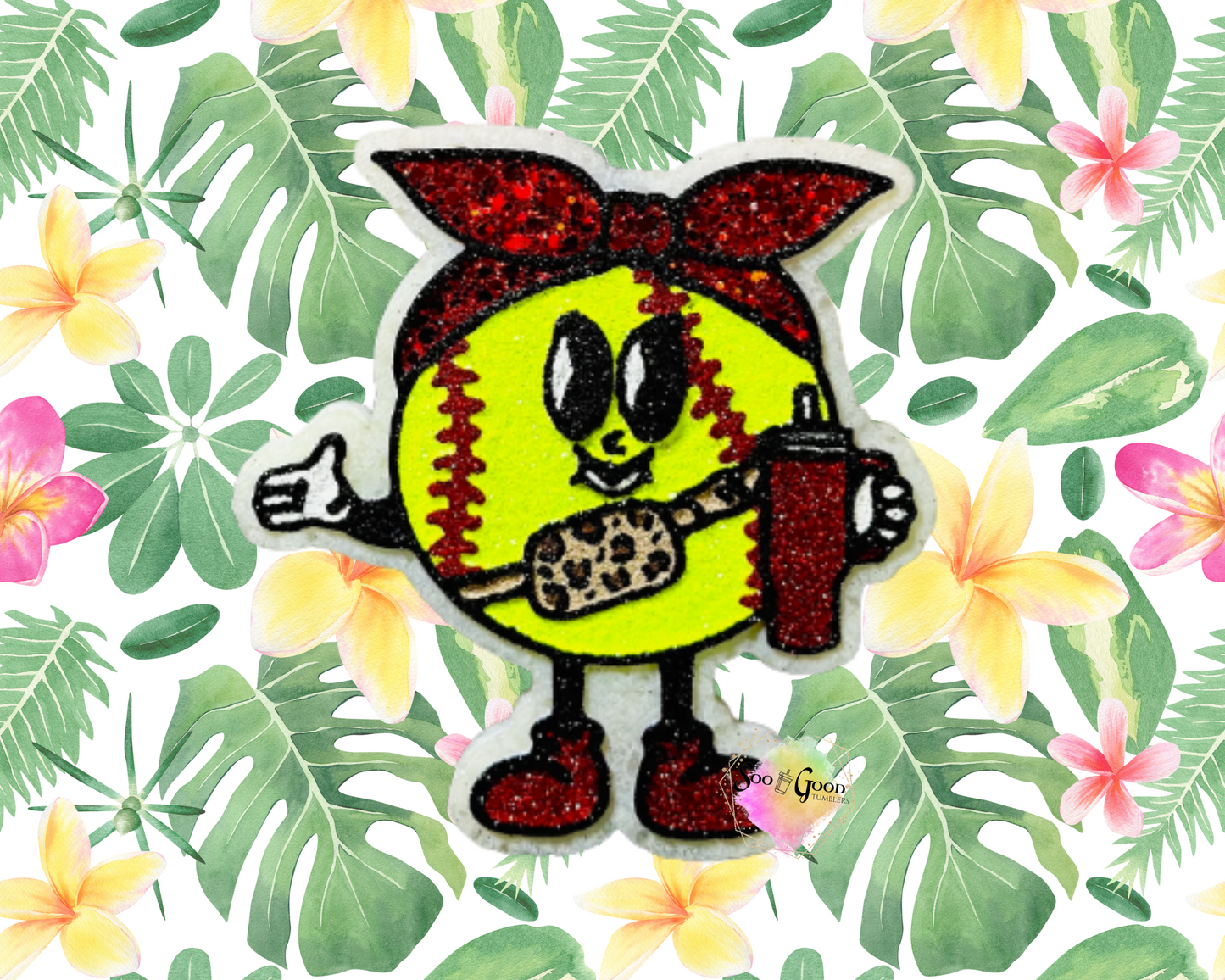 Boujee Baseball Blinged Car Freshie