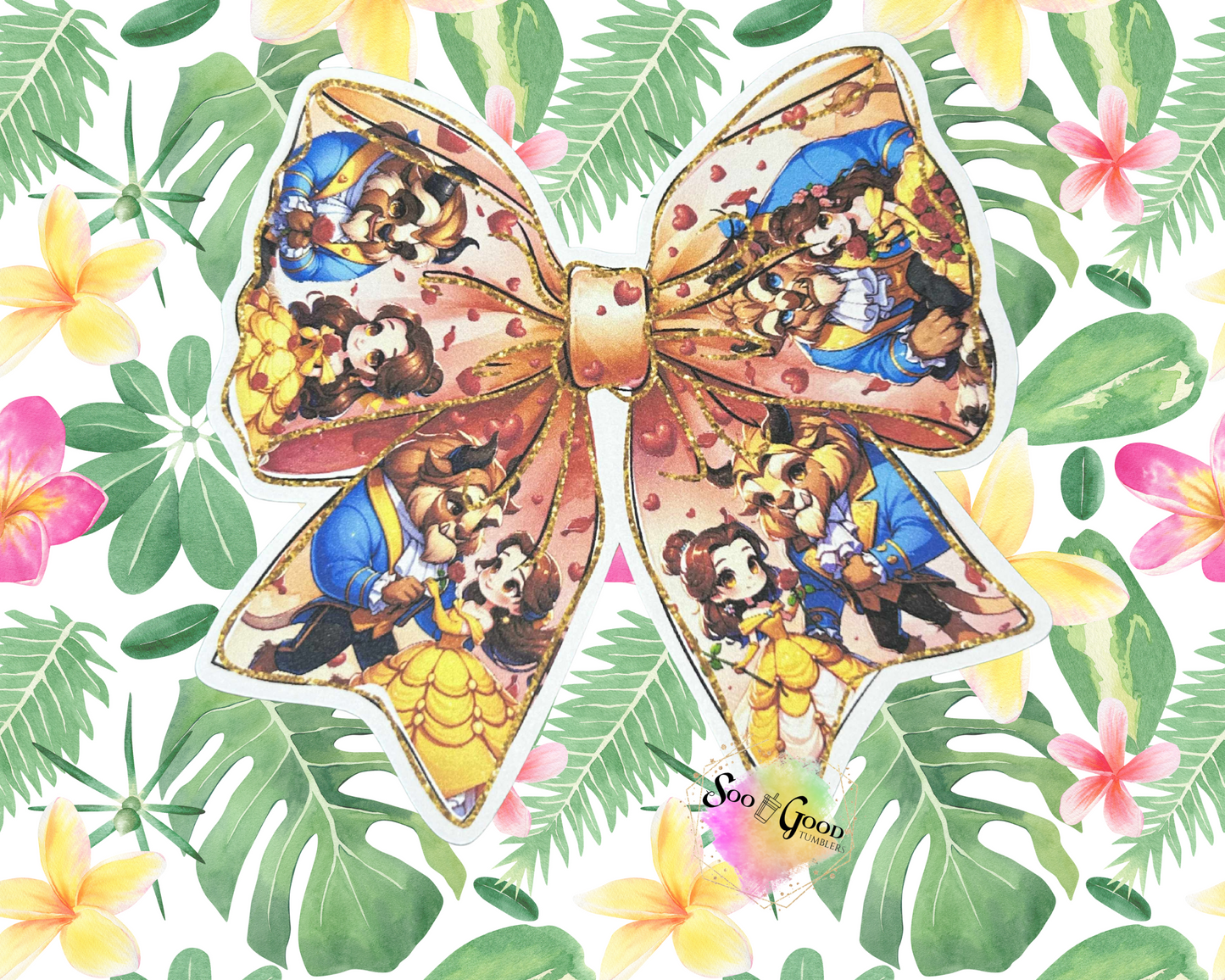 Princess Bow (Belle) Cardstock Car Freshie