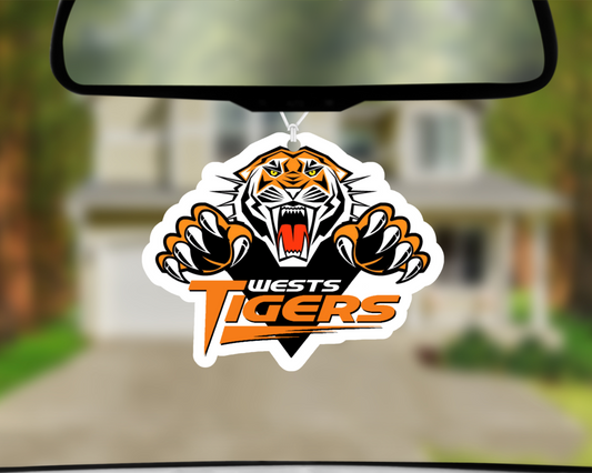 West Tigers Logo Car Air Freshener