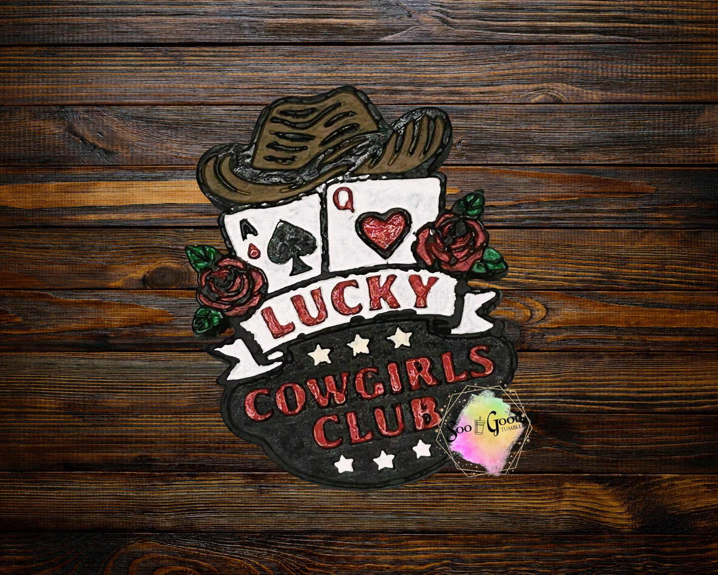 Lucky Cowgirls Club Car Air Freshener (Blueberry Cheesecake Scent)
