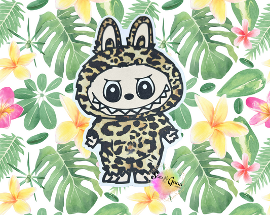 Standing Labubu (Style 5) Cardstock Car Freshie