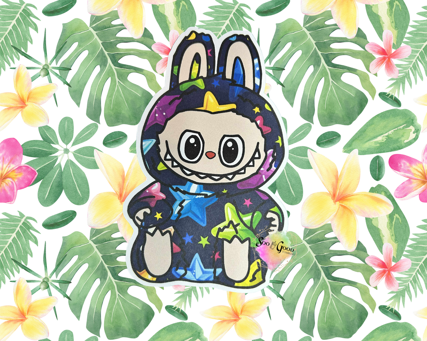 Sitting Labubu (Style 5) Cardstock Car Freshie