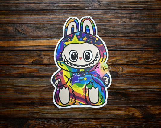 Sitting Labubu Cardstock Car Freshie (Style 5)