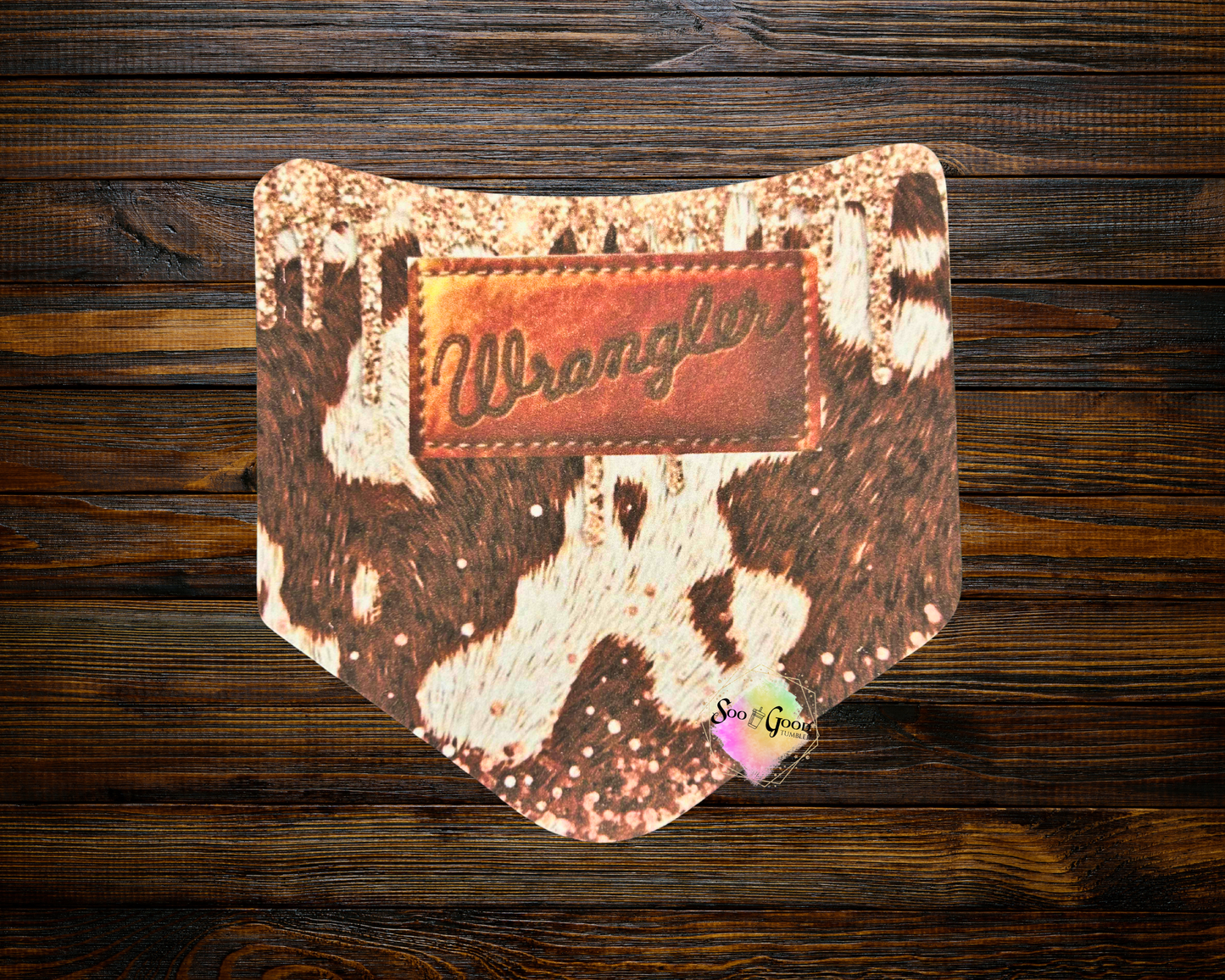 Animal Print Wrangler Pocket Cardstock Car Freshie (Style 4)