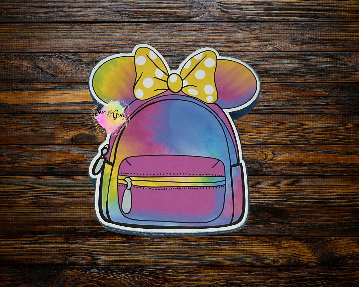 Mouse Ears Backpack Cardstock Car Freshie (Style 1)