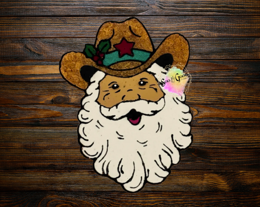 Jolly Santa Blinged Car Freshie