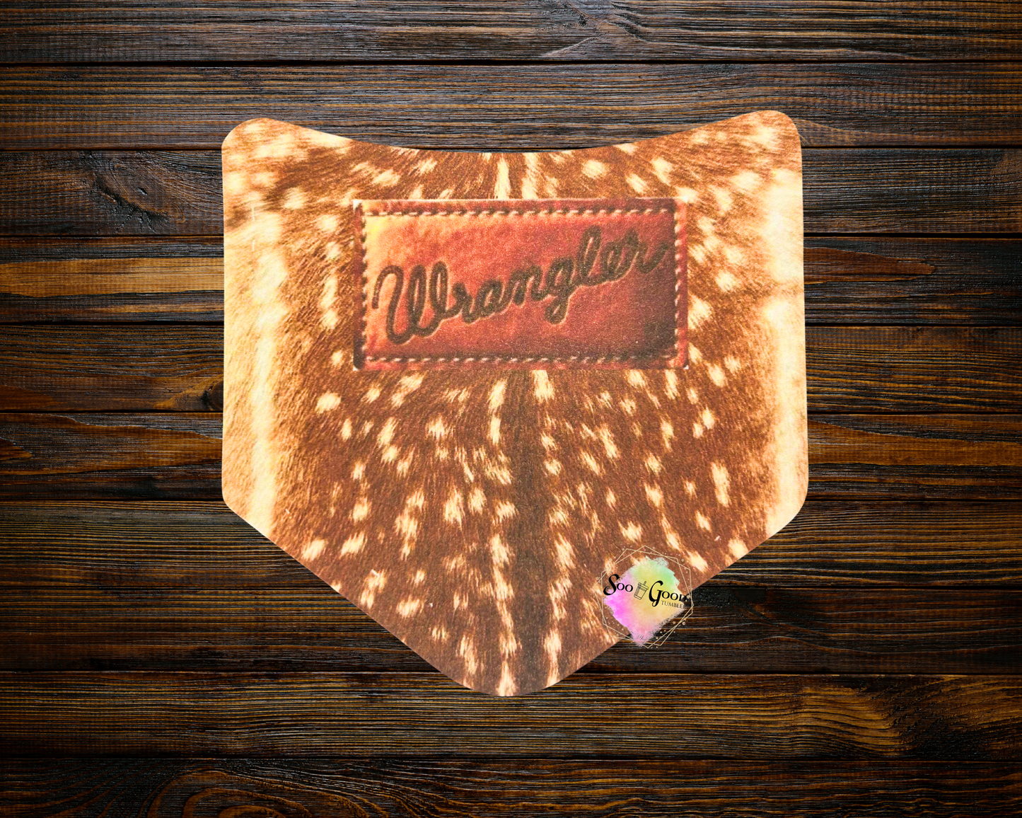 Animal Print Wrangler Pocket Cardstock Car Freshie (Style 5)